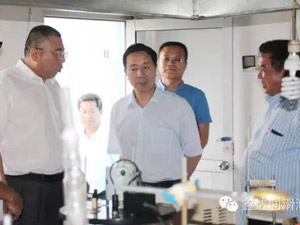 省质监局赵成波、市质监吕小飞处长到公司视察