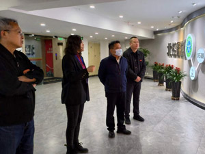 长安区领导曹树池、孙兵臣到公司视察工作